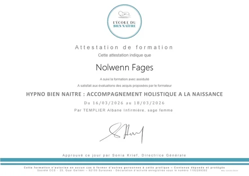 Hypno Bien Naître : accompagnement holistique à la naissance