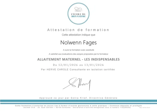 Allaitement maternel à Millau, O Creux de l'Eau